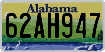 AL license plate 62AH947