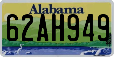 AL license plate 62AH949