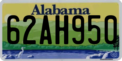 AL license plate 62AH950