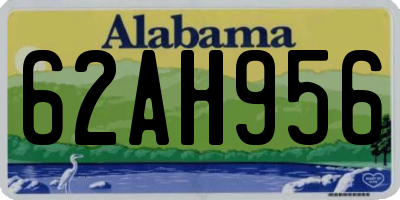 AL license plate 62AH956