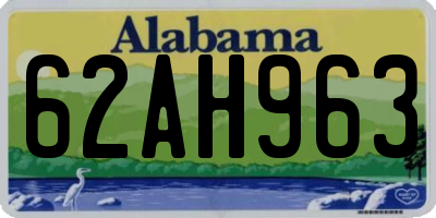 AL license plate 62AH963