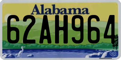 AL license plate 62AH964