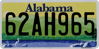 AL license plate 62AH965