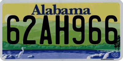 AL license plate 62AH966