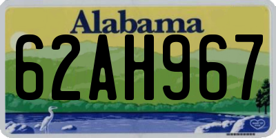AL license plate 62AH967