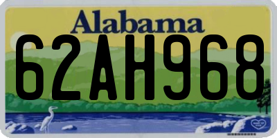 AL license plate 62AH968