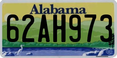 AL license plate 62AH973