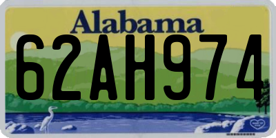 AL license plate 62AH974