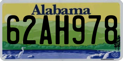 AL license plate 62AH978