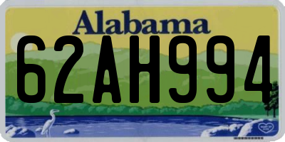 AL license plate 62AH994