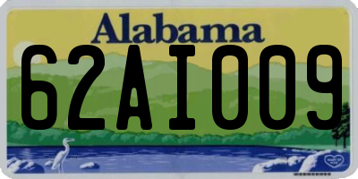 AL license plate 62AI009