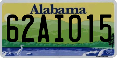 AL license plate 62AI015