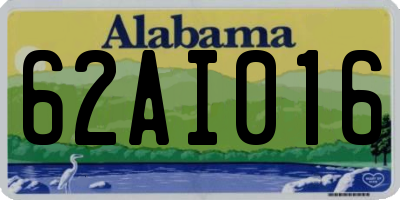 AL license plate 62AI016