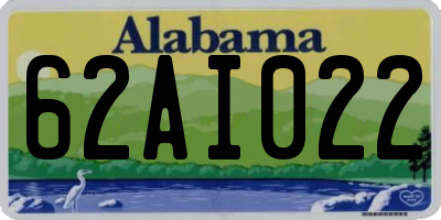 AL license plate 62AI022