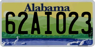 AL license plate 62AI023