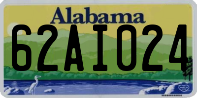AL license plate 62AI024