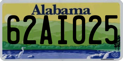 AL license plate 62AI025