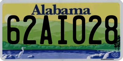 AL license plate 62AI028