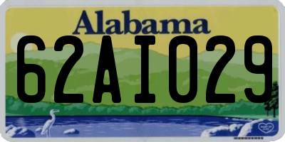 AL license plate 62AI029