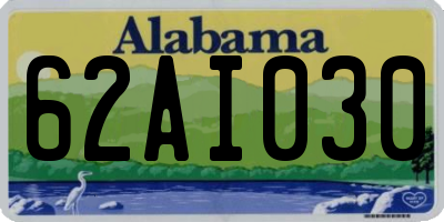 AL license plate 62AI030