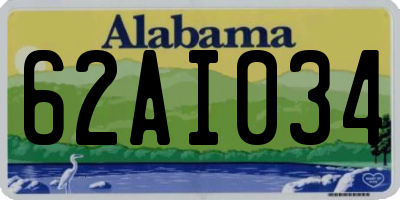 AL license plate 62AI034