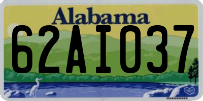 AL license plate 62AI037