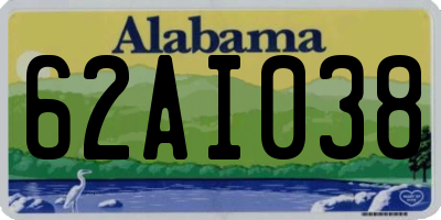 AL license plate 62AI038