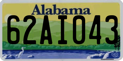 AL license plate 62AI043