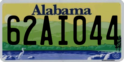 AL license plate 62AI044