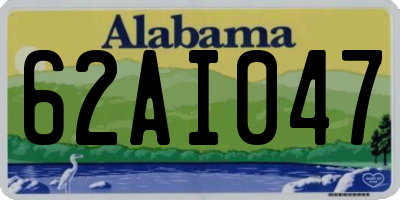 AL license plate 62AI047
