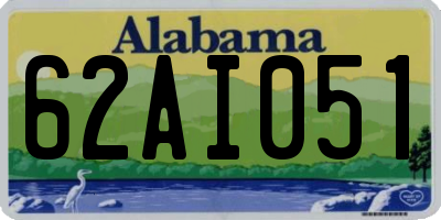 AL license plate 62AI051