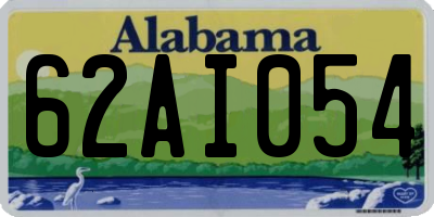 AL license plate 62AI054