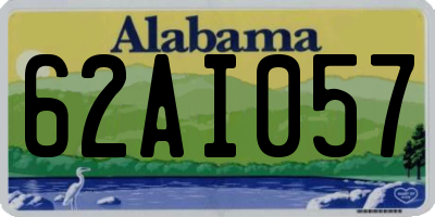 AL license plate 62AI057