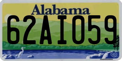 AL license plate 62AI059