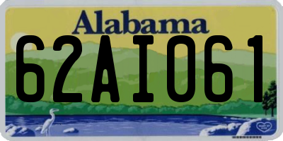AL license plate 62AI061