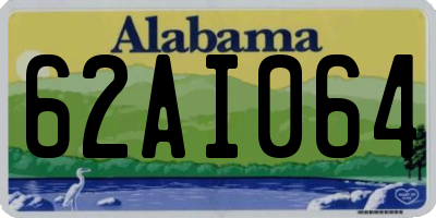 AL license plate 62AI064
