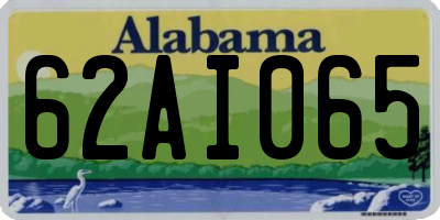 AL license plate 62AI065