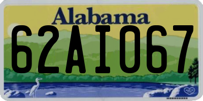AL license plate 62AI067