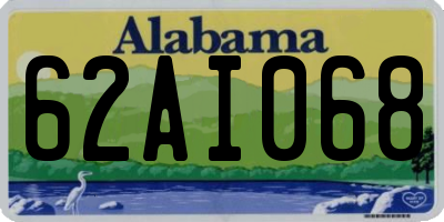 AL license plate 62AI068