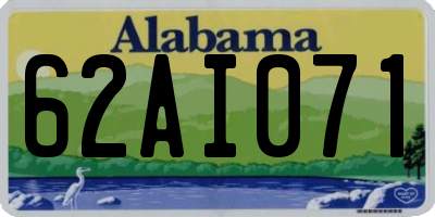 AL license plate 62AI071