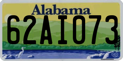 AL license plate 62AI073