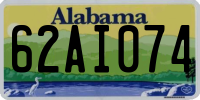 AL license plate 62AI074
