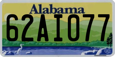 AL license plate 62AI077