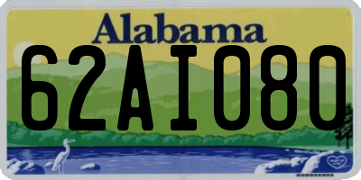 AL license plate 62AI080