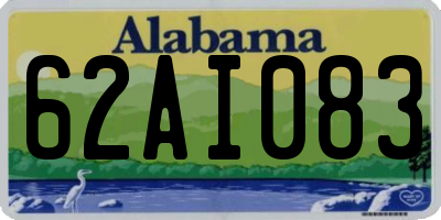 AL license plate 62AI083