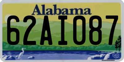 AL license plate 62AI087