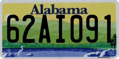 AL license plate 62AI091