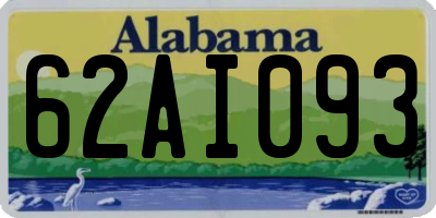 AL license plate 62AI093