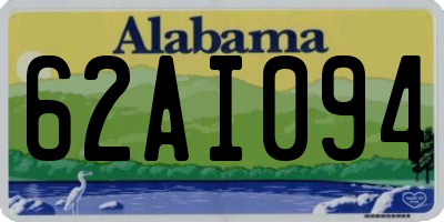 AL license plate 62AI094