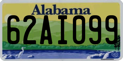 AL license plate 62AI099